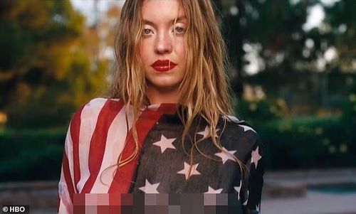 Euphoria của Sydney Sweeney gây tranh cãi dữ dội. Ảnh: HBO.