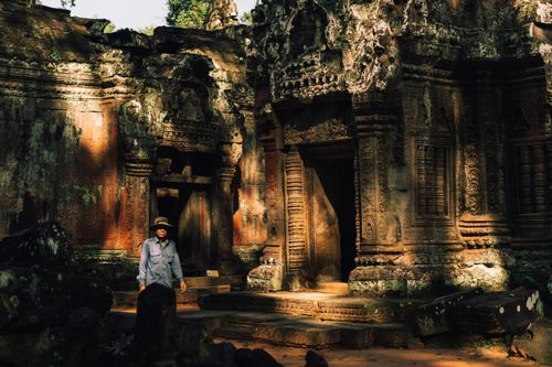  Bên trong ngôi đền Ta Prohm thuộc quần thể Angkor, Campuchia. Ảnh: Reak Sa-film/Pexels. 