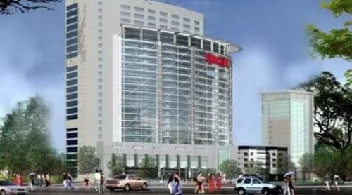 Phối cảnh công trình cao ốc Thanh niên Plaza trên địa bàn phường Ngọc Hà, Hà Nội