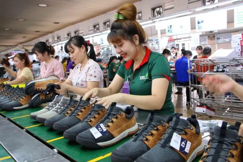 Hoạt động sản xuất Công ty Cổ phần đầu tư Thái Bình (TBS Group), Thành phố Hồ Chí Minh (Ảnh: THẾ ANH)