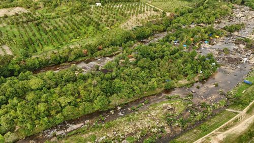 Một đoạn của Suối Thanh Niên, xã Krông Bông điểm đến yêu thích vào cuối tuần của du khách. (Ảnh: TH)