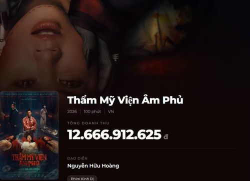 Kết quả tổng doanh thu của phim "Thẩm mỹ viện âm phủ" tính đến chiều 1/6.