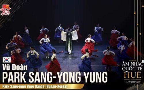 Vũ đoàn Park Sang - Yong Yung cùng nhiều đoàn nghệ thuật đến từ Hàn Quốc sẽ có mặt trong Tuần lễ Âm nhạc Quốc tế Huế 2026.