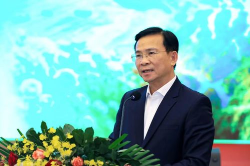 Ông Hồ Văn Mười - Chủ tịch UBND tỉnh Lâm Đồng, phát biểu.