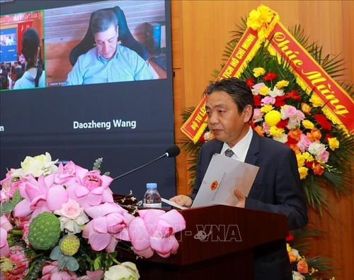TS Hoàng Đạo Cương, Thứ trưởng Bộ Văn hóa, Thể thao và Du lịch phát biểu. Ảnh: Khánh Hòa/TTXVN