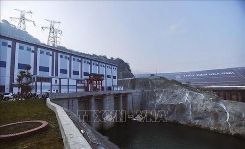 Nhà máy Thủy điện Hòa Bình mở rộng ngày khánh thành. Ảnh: Trọng Đạt/TTXVN