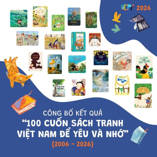 Các tác phẩm trong bộ sưu tập “100 cuốn sách tranh Việt Nam để yêu và nhớ”