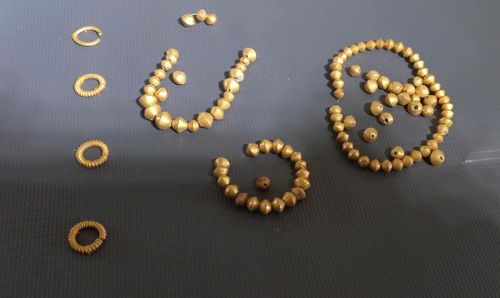 Hiện vật vàng được tìm thấy tại di chỉ Lai Nghi. Nguồn: Bảo tàng Đà Nẵng
