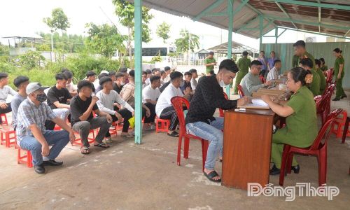 Trại giam Mỹ Phước nhanh chóng hoàn tất các thủ tục hòa nhập cho các phạm nhân được đặc xá.