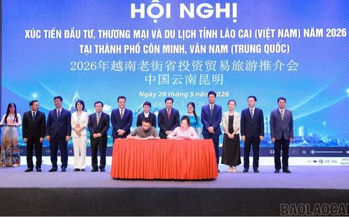 Tại hội nghị xúc tiến đầu tư, thương mại và du lịch của tỉnh Lào Cai đã có nhiều biên bản ký kết ghi nhớ, thỏa thuận hợp tác giữa các doanh nghiệp của hai bên trong các lĩnh vực công nghiệp, logistics, thương mại, du lịch và xuất nhập khẩu hàng hóa...