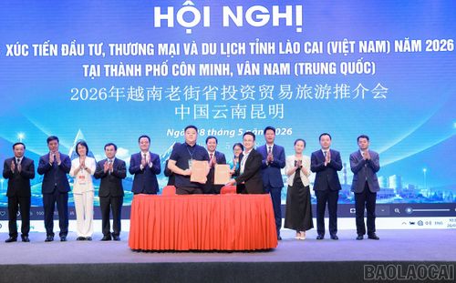 Tỉnh Lào Cai lần đầu tổ chức Hội nghị Xúc tiến đầu tư, thương mại và du lịch năm 2026 tại tỉnh Vân Nam (Trung Quốc).