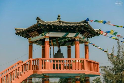Tháp chuông cầu nguyện hòa bình do Phật giáo Hàn Quốc xây dựng tại Thánh địa Lâm-tỳ-ni