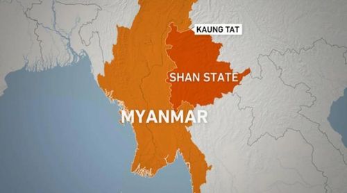 Kaung Tat nằm ở phía bắc bang Shan của Myanmar, là địa bàn khai thác khoáng sản và hiện do lực lượng vũ trang TNLA kiểm soát. (Ảnh: AI Jazeera)