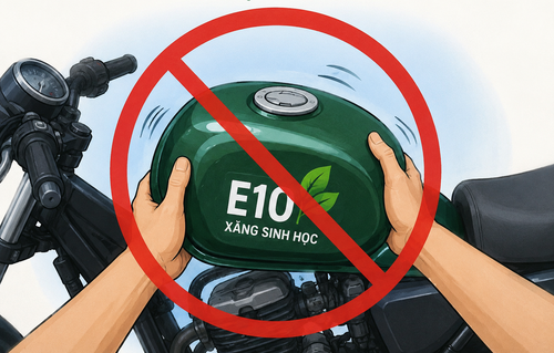 Thông tin cho rằng phải “lắc bình xăng” khi sử dụng xăng E10 là không đúng. Ảnh minh họa