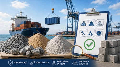 Thông tư quy định danh mục, quy cách và chỉ tiêu kỹ thuật đối với khoáng sản làm vật liệu xây dựng được phép xuất khẩu. Ảnh minh họa