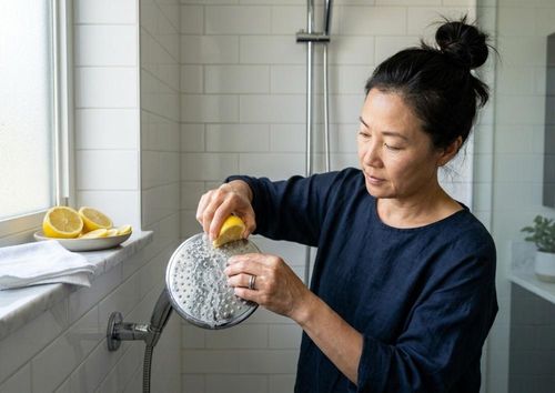Chanh tươi cũng là nguyên liệu vừa rẻ vừa dễ kiếm để vệ sinh vòi hoa sen. Ảnh: HT