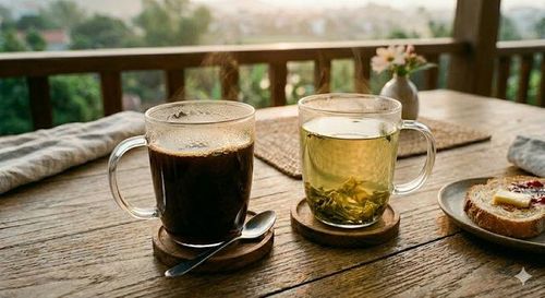 Cà phê và trà đều giúp tăng năng lượng và tỉnh táo.