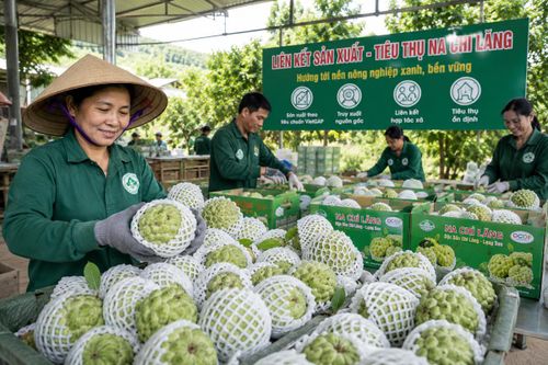 Sản xuất nông nghiệp theo chuỗi giúp tăng giá trị nông sản địa phương.