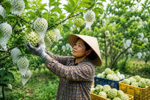 Vùng trồng na Chi Lăng theo tiêu chuẩn VietGAP.
