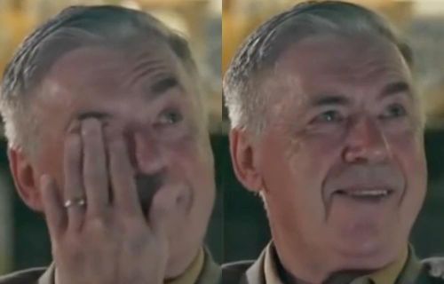 Ancelotti khóc khi nhận lời nhắn từ gia đình.