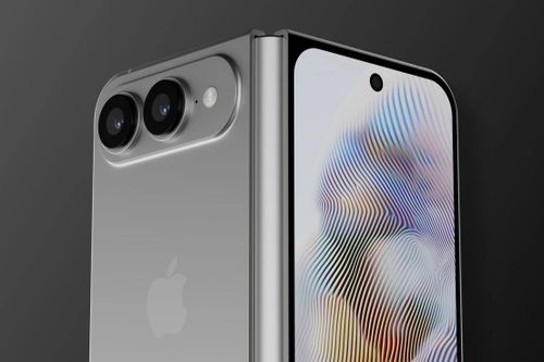  Ảnh dựng iPhone gập dựa trên tin đồn. Ảnh: AppleInsider. 