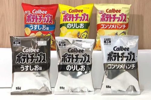  Tình trạng thiếu hụt naphtha khiến nguồn cung mực in của hãng ăn vặt Calbee suy giảm. Ảnh: Calbee.
