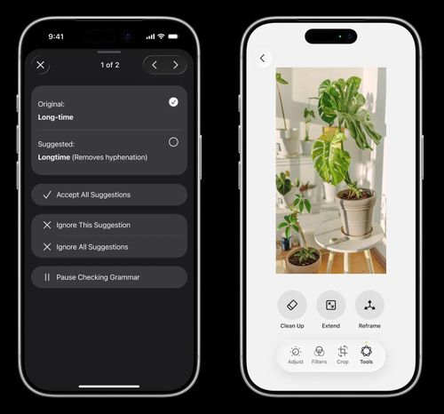  Giao diện sửa ảnh bằng AI trên iOS 27. Ảnh: Bloomberg. 