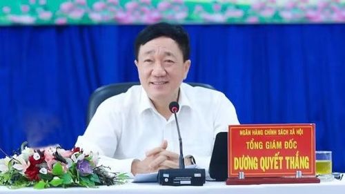 Tổng Giám đốc Dương Quyết Thắng chủ trì buổi làm việc với chi nhánh Ngân hàng Chính sách xã hội tỉnh Khánh Hòa.