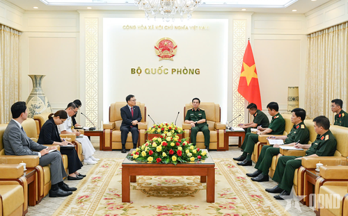 Quang cảnh buổi tiếp.