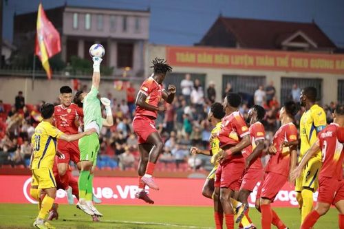 Hồng Lĩnh Hà Tĩnh làm khách của Ninh Bình FC lúc 18h chủ Nhật ngày 7/6/2026. Ảnh: VPF.