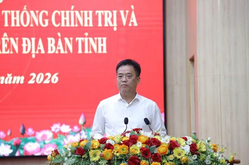 Ông Lê Quốc Anh - Bí thư Đặc khu Phú Quốc phát biểu.