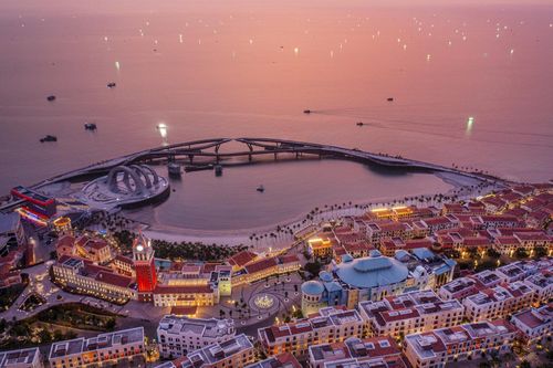 Thị trấn hoàng hôn - “tọa độ vàng” du lịch Sun Group kiến tạo tại nam đảo Phú Quốc. Ảnh: Ánh Dương