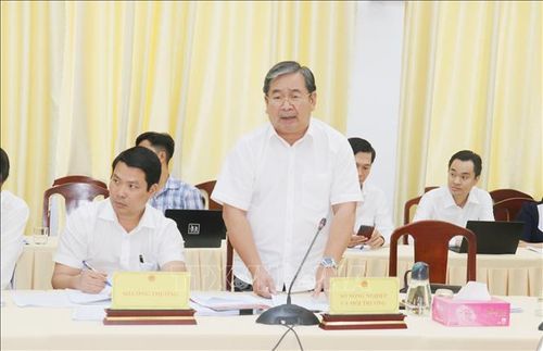 Ông Ngô Thái Chân, Giám đốc Sở Nông nghiệp và Môi trường TP Cần Thơ phát biểu.