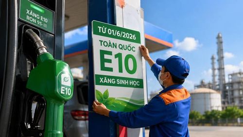 Xăng E10 chính thức được bán rộng rãi tại các cửa hàng xăng dầu trên cả nước từ ngày 1/6. Ảnh minh họa