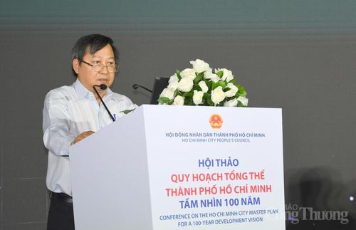 GS.TS Nguyễn Văn Phước - Chủ tịch Liên hiệp các Hội Khoa học - Kỹ thuật TP. Hồ Chí Minh. Ảnh: Thanh Minh.