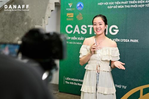 Buổi casting workshop “Ươm mầm tài năng” thu hút nhiều bạn trẻ yêu điện ảnh tham gia thử sức. Ảnh: DANAFF