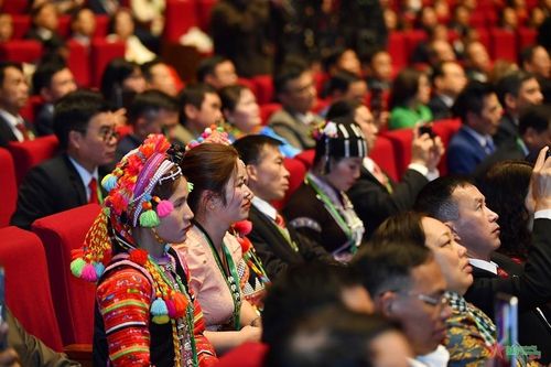 Các đại biểu tham dự Đại hội đại diện cho ý chí, nguyện vọng và khát vọng phát triển của hội viên, nông dân cả nước trong từng giai đoạn phát triển của đất nước. Ảnh: Tuấn Huy