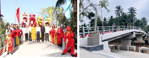 Lễ khánh thành cầu bê tông xã Phong Thạnh