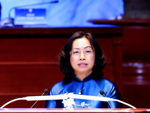 Đồng chí Thái Thu Xương, Phó Chủ tịch Tổng Liên đoàn Lao động Việt Nam (khóa XIII). Ảnh: Tuấn Anh - TTTXVN