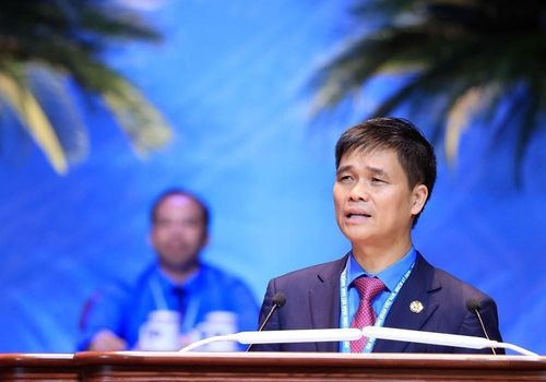 Đồng chí Ngọ Duy Hiểu, Phó Chủ tịch Thường trực Tổng Liên đoàn Lao động Việt Nam (khóa XIII). Ảnh: Tuấn Anh - TTXVN