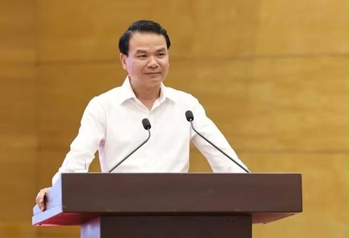  Bộ trưởng, Chủ nhiệm Văn phòng Chính phủ Đặng Xuân Phong phát biểu ý kiến tại họp báo Chính phủ thường kỳ. (Ảnh: Thanh Giang) 