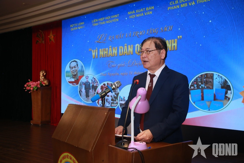  Đồng chí Phan Xuân Dũng, nguyên Ủy viên Trung ương Đảng, Chủ tịch Liên hiệp các Hội Khoa học và Kỹ thuật Việt Nam phát biểu.