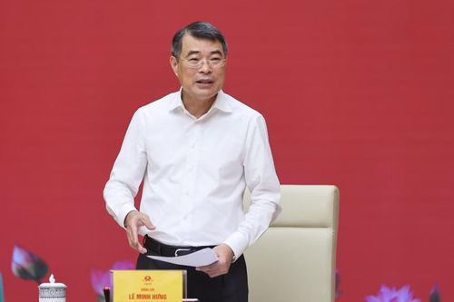 Thủ tướng Lê Minh Hưng phát biểu tại Hội nghị. Ảnh: VGP
