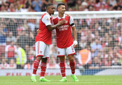 Gabriel Jesus và Martinelli có thể bị rao bán - Ảnh: AFC