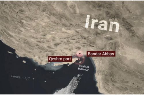 Đảo Qeshm nằm gần eo biển Hormuz. Ảnh: Anadolu