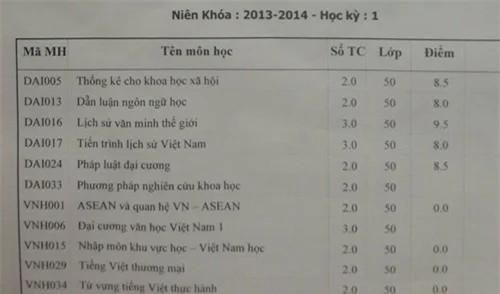 Những điểm số ấn tượng thời sinh viên của Hari Won.