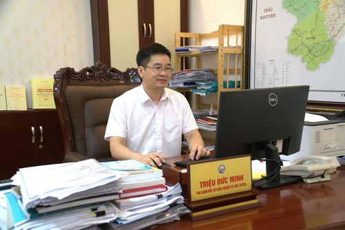 Ông Triệu Đức Minh, Phó Giám đốc Sở Nông nghiệp và Môi trường
