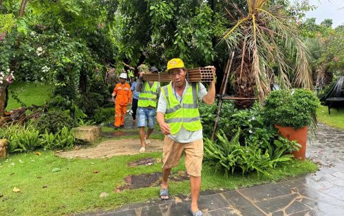 Các vật dụng được tháo dỡ, trả lại hiện trạng ban đầu.