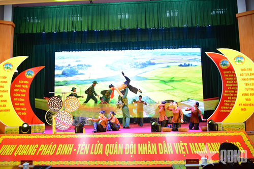 Các phần thi đặc sắc, công phu tranh tài trong Cuộc vận động sáng tác văn hóa nghệ thuật.