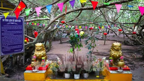 Tháng 4/2013, Ủy ban nhân dân thành phố Cần Thơ xếp hạng Giàn Gừa là Di tích lịch sử cấp thành phố. Ảnh: Nguyễn Hằng - TTXVN